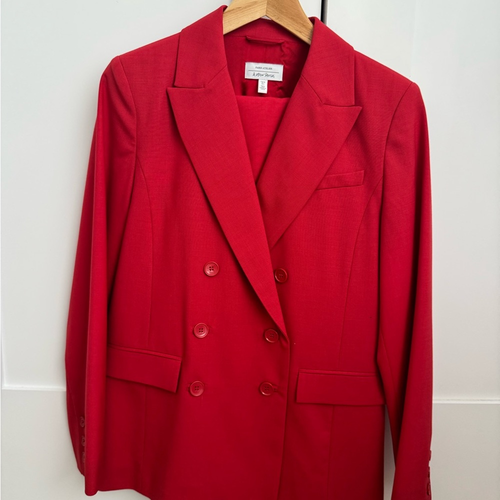 & Other Stories Vibrant Red Blazer & Pants